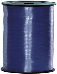 Cadeaulint Donkerblauw 5mm Breed, 500m op Rol