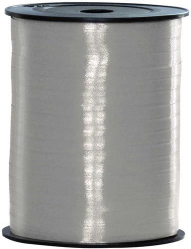 Cadeaulint Zilver 10mm Breed, 250m op Rol