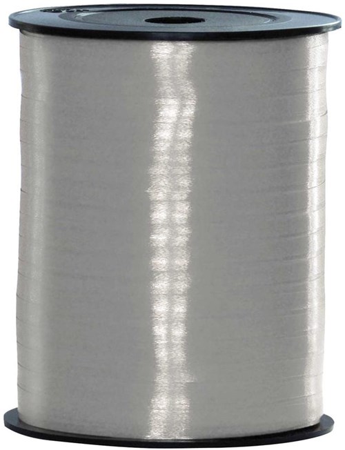 Cadeaulint Zilver 10mm Breed, 250m op Rol