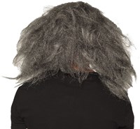 Clownsmasker Zombie met Haar (Latex) (achterkant)
