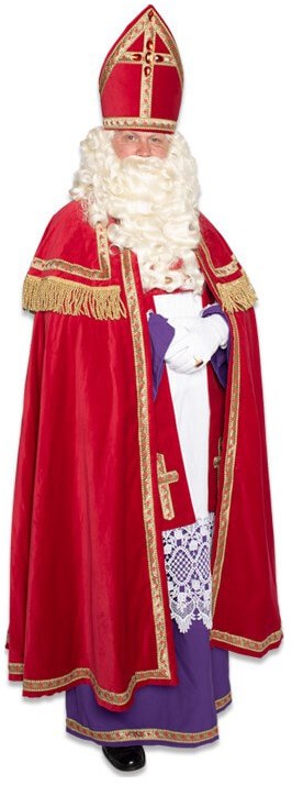 Sinterklaas Kostuum TV Katoenfluweel