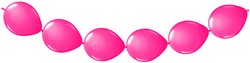 Doorknoopballonnen 8st. Pink
