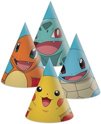 Feesthoedjes Pokemon - 6st