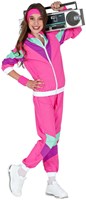 Jaren 80 Trainingspak Roze Kind (meisje 2)