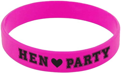 Armbanden Hen Party Pink (6st)