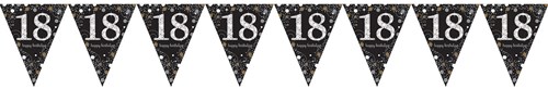 Vlaggenlijn 18 Sparkling Celebrations Silver & Gold (4m)