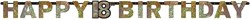 Letterslinger 18 Sparkling Celebrations Silver & Gold (2,1m.)