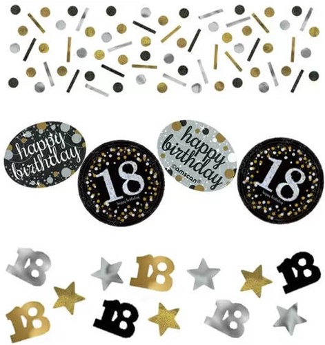 Confetti 18 Sparkling Celebrations Silver & Gold - 34gr