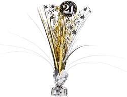 Tafeldecoratie 21 Happy Birthday Sparkling Celebrations (45,5cm)