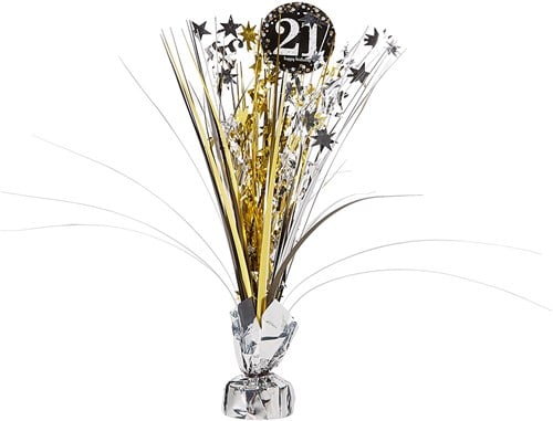 Tafeldecoratie 21 Happy Birthday Sparkling Celebrations (45,5cm)