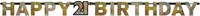 Letterslinger 21 Sparkling Celebrations Silver & Gold (2,1m.)