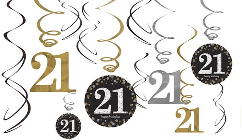 Hangdeco 21 Jaar Sparkling Celebrations