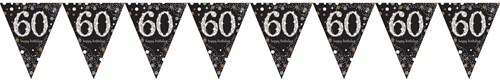 Vlaggenlijn 60 Sparkling Celebrations Silver & Gold (4m)