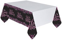 Tafelkleed Birthday Sparkling Celebrations Pink - 137x259cm
