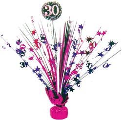 Tafeldeco 30 Jaar Sparkling Celebrations Pink