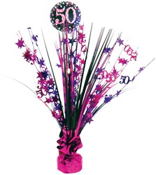 Tafeldeco 50 Jaar Sparkling Celebrations Pink