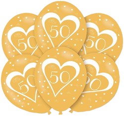 Ballonnen 50 jaar getrouwd (6st)