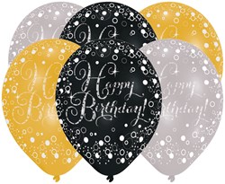 Ballonnen Happy Birthday Sparkling Celebrations