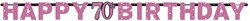 Letterslinger 70 Sparkling Celebrations Pink