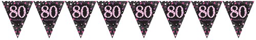 Vlaggenlijn 80 Sparkling Celebrations Pink (4m)