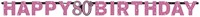 Letterslinger 80 Sparkling Celebrations Pink