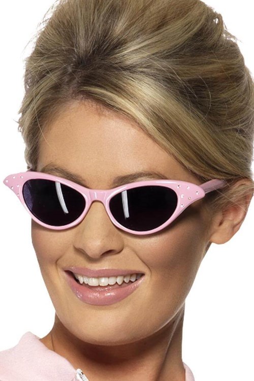 Pink Lady Bril Flyaway - Grease