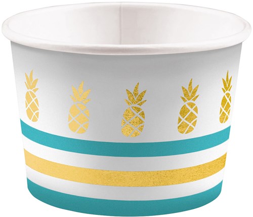 Zomer Feestpakket Ananas (63 stuks) (ijsbekers)