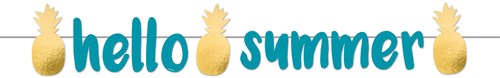 Zomer Feestpakket Ananas (63 stuks) (slinger)