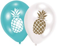 Zomer Feestpakket Ananas (63 stuks) (ballonnen)