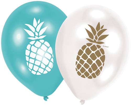 Zomer Feestpakket Ananas (63 stuks) (ballonnen)