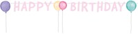 Feestpakket Happy Birthday Pastel (50 stuks) (slinger)