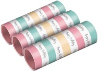 Feestpakket Happy Birthday Pastel (50 stuks) (serpetine)