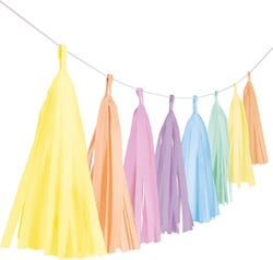 Tassel Guirlande Rainbow Pastel - 3m