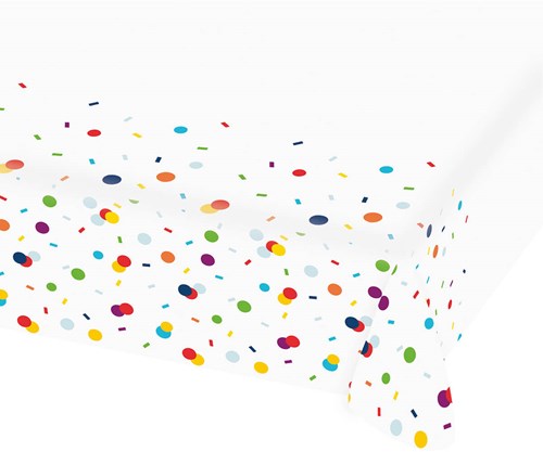 Feestpakket Confetti Birthday (60 stuks) (tafelkleed)