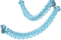 Guirlande Oktoberfest Brandvertragend Blauw/Wit 10m