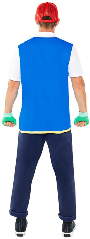 Ash Ketchum Kostuum - Pokemon (achterkant)