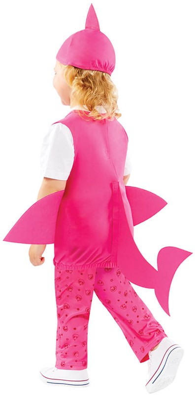 Kostuum Baby Shark ™- Mommy Shark Roze (achterkant)