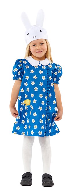 nijntje blauwe tulpenjurk + rode muts 【公式通販】