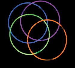Glow Sticks Kettingen 56 cm - 4st
