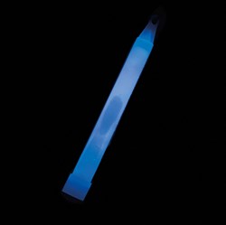 Glow Stick Hanger Blauw met Ketting - 15cm