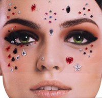 Gezicht Stickers Multi Assorti