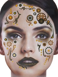 Gezicht Stickers Steampunk