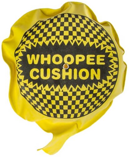 Scheetkussen Jolly Jokes Geel (15cm)