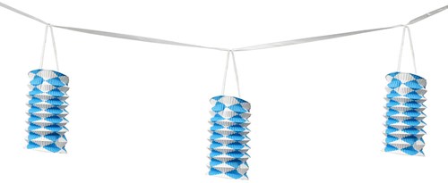 Oktoberfest Slinger met Lampionnen Beieren - 350cm