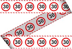 Markeerlint 30 Jaar Verkeersbord