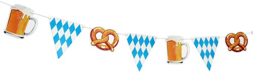 Oktoberfest Vlaggenlijn Karton - 180cm