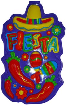 Wanddecoratie Fiesta (53x34cm)