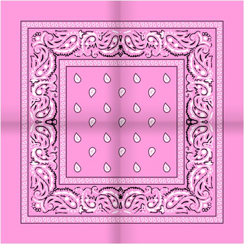 Zakdoek Roze (54x54cm)
