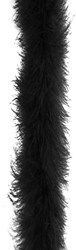 Boa Marabou Zwart - 180cm