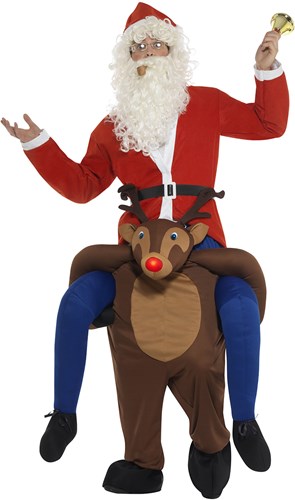 Piggyback Kostuum Rendier Rudolf